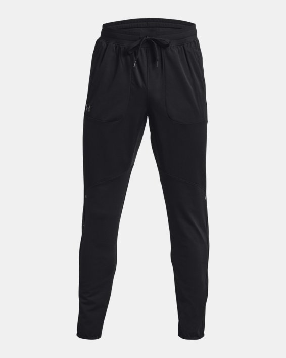 Men's UA RUSH™ Warm-Up Pants, Black, pdpMainDesktop image number 4